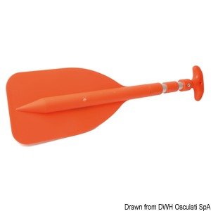Mini telescopic emergency paddle