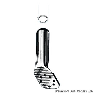 Nosač stupića za zastavice za fiksiranje na krmeno zrcalo