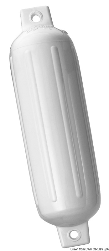 White 6.5 x 22-Inch Polyform US G-4 Fender
