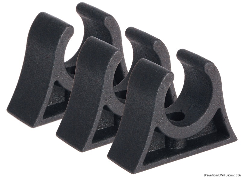Spring clips, suitable for holding poles, oars, boat awnings, boat hooks,  fishing rods, etc