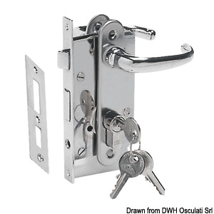 Lock right 150x15 mm