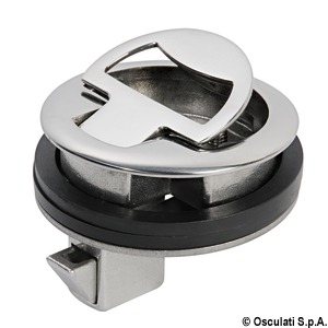 Standard flush pull latch AISI316 with lock