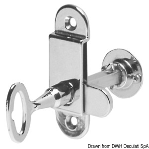 Hollow tile lock