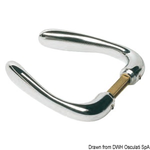 Classic Kata chromed brass handle 113 mm