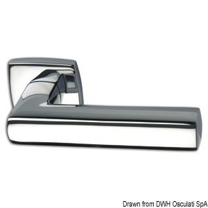 Pair of Square handles,chr.br