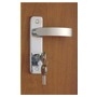 Handleless lock, handle with knob internal lock and Yale external key