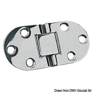 Foldable hinge 76x38 mm