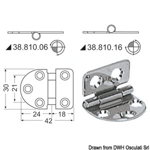 Scharnier 2mm