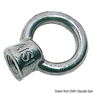 Threaded eyebolt AISI316 32.6 mm