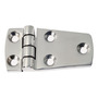 AISI316 mirror polished protruding hinge 74x39 mm