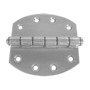Large precision-cast hinge rounded 63x63x127 mm
