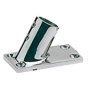Pulpit socket AISI316 rectangular 60° 25 mm