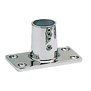 Pulpit socket rectangular AISI316 90° 22 mm
