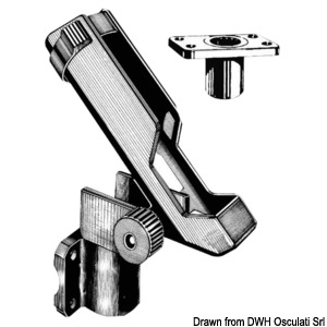 Nosač štapa za pecanje okretljivi od plastike