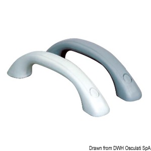 Soft PVC handle white 250 mm