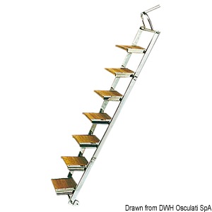 Stainless steel gangway/ladder