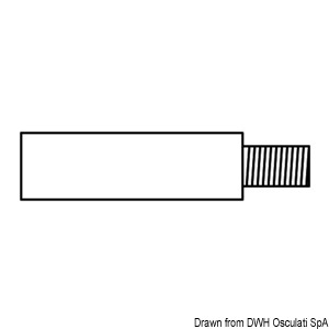 Zinc anode heat exchanger 7/16