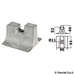 YAMAHA Fußanode 300/450 PS