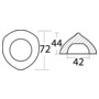 Propelleranode f. Max/Prop 42 mm