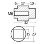 Anode cylindre pour Selva 80/200 HP