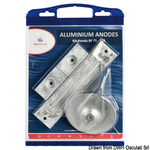 Kit de ánodos para motores fuera de borda Honda