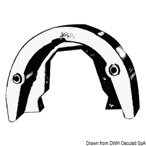 Cink anoda prednja za kutiju zupčanika unutrašnjih-vanbrodskih motora