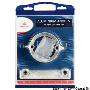 Kit anode pour moteurs Volvo 280DP magnésium