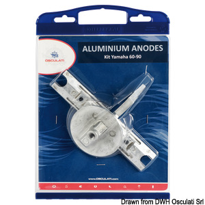 Anode kit for Yamaha outboards 60/90 aluminium