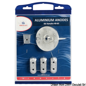 Kit anode hors-bords 4 temps Yamaha 40/60 aluminiu