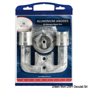 Anoden-Set Bravo I Aluminium