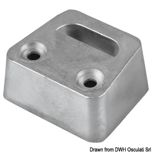Ánodo de aluminio OMC Cobra DuoProp