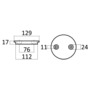 Aluminium flange anode for Verado