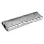 Zinc plate with 104x28-mm passing-through hole