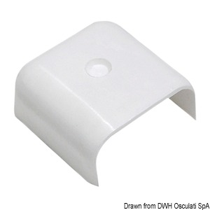 White plastic matching terminal for 44.485.10