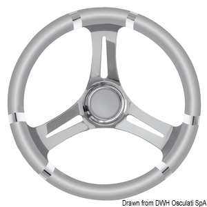 Steering wheels with stainless steel spokes