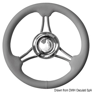 Steering wheel grey wheel 350 mm