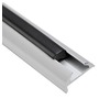 Anodises aluminium profile 25x7+15 mm Cut-down size 3/6m