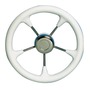 Soft polyurethane steering wheel cone white 350mm