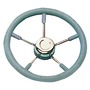 Soft polyurethane steering wheel grey 320 mm