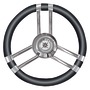 Steering wheels with stainless steel spokes title=
