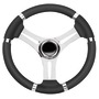 Steering wheel black wheel 350 mm