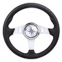 Steering wheel black 350 mm