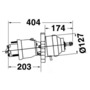 Sistema de dirección hidráulica ULTRAFLEX para motores fueraborda hasta 150/175 HP