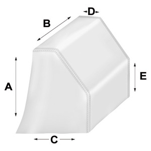 Cubierta de consola de dirección original TESSILMARE para cascos abiertos