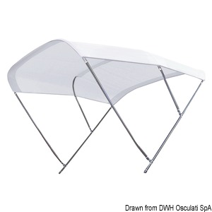 TESSILMARE Shade Master SS detachable bimini