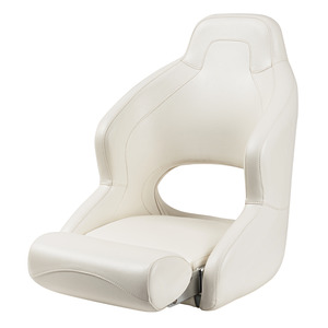 Ergonomic padded seat with H52 flip-up bolster