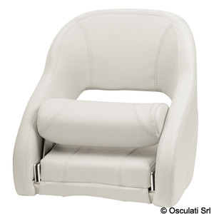 Ergonomic padded seat w/H52R Flip UP bolster