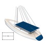 Tessilmare waterproof awning 255x240 cm