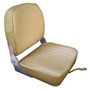 Seat w/foldable back sand vinyl cushion