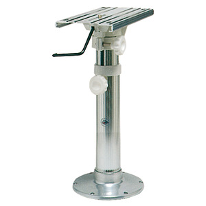 Pedestal w/swivel slide polished base 45-62 cm